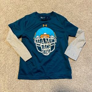 Under Armor Boys 6 Game Face On Long Sleeve Shirt